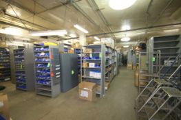 (229) Sections of Steel Shelving