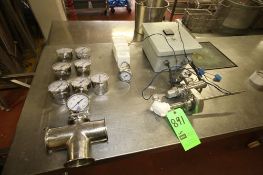 Assorted Anderson 300 psi Pressure Gauges and Temperature Gauges