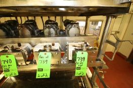 SPX/APV Size R1 Positive Displacement Pumps, S/N 1000002807027 and S/N 1000002827778 with 1-1/2