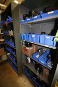 Contents of (4) Racks Only including: Wheel and Caster Inventory and Scale Load Cell Items