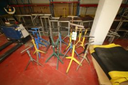 (19) Assorted Adjustable Skate Conveyor Stands