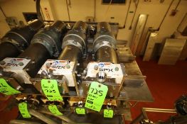 SPX/APV Size R1 Positive Displacement Pumps, S/N 1000002817283 and S/N 1000002811285 with 1-1/2
