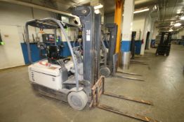 2000 Crown Aprox. 4,000 lb. Capacity 36 V Sit-Down Electric Forklift, Model SC4040-35, Truck E, S/
