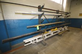 Stock with Rack includes Steel, Piping, Hoist Beam