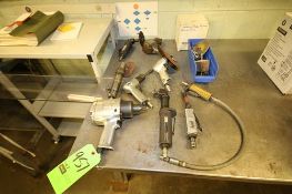 Assorted Pneumatic Hand Tools including: Ingersoll Rand and Other Model 252 Impact Guns, Sanders,