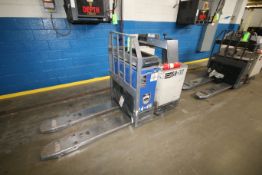 2005 Crown Aprox. 6,000 lb. Capacity 24 V Electric Ride-On Pallet Jack, Model PR3040-60, S/N