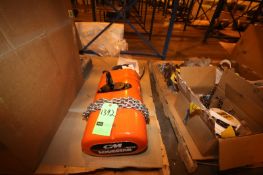 New CM Lodestar 1-Ton Electric Hoist, Model L, 115-120 V, Single Phase