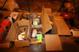 (6) Pcs. - Budgit and Coffing 1/2-Ton Hoist, OZ 1/2-Ton Hoist including Yale 1-Ton Pneumatic Hoist