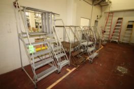 (13) Assorted Cotterman Aluminum and Steel Portable Stairs from 2 ft. to 4 ft.