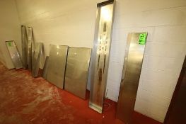 (14) Assorted S/S Drain Pans (Located Against Wall)