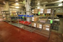 (7) Assorted Cage Racks and Plastic Racks