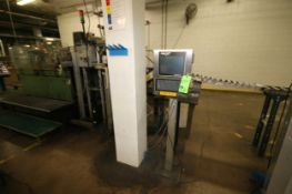 FoxJet Marksman Pro Ink Jet Coder, S/N MKP83901843 MK PRO with (2) Project Series 768 Heads, Mounted