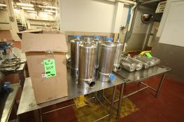 Large Assortment New and Used Alfa Laval and Other S/S Online Filter Parts including Bodies,