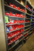 Contents of (2) Racks Only of Douglas Case Packer Parts including Drive Parts, Gears, Clutches,