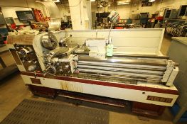 Ager Dynamig 1760G Horizontal Lathe with 6 ft. Bed, 3-Jaw Chuck, Steady Rest, Tool Hold-Downs and