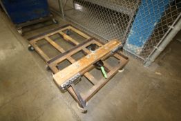 (3) Pcs. - Aprox. 6,000 lb. Capacity Battery Lift Beam and (2) Carts