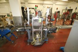 FoxJet Marksman Ink Jet Coder, S/N FXJT 50101637 MK ELITE with (2) Project Series 768 Heads, Mounted