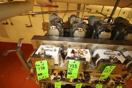 SPX/APV Size R1 Positive Displacement Pumps, S/N 1000002807026 and S/N 1000002807025 with 1-1/2