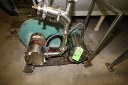 Tri-Clover Positive Displacement Pump, Model PR125 with Sterling 10 hp S/S Clad Motor, 1725 RPM