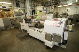 Campbell Sasib/FMC Horizontal Wrapper, Model WA520, S/N 3592 with Aprox. 25 ft. L Infeed Conveyor