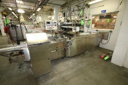 Campbells Sasib Horizontal Wrapper, Model WS-20II LH, S/N 5034-0049 with PLC Controls, Sasib