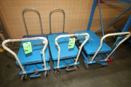 Bishamon Aprox. 550 lb. and Aprox. 660 lb. Capacity Portable Scissorlift Platforms