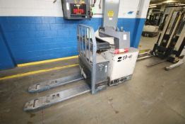 2008 Crown Aprox. 6,000 lb. Capacity 24 V Electric Ride-On Pallet Jack, Model PR4500-60, S/N