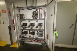 Kosher Casting Table Control Panel includes (5) Fuji VFD's, Model AF-300 and Allen Bradley Frequency