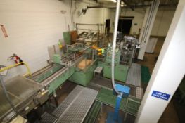 Douglas Case Packer, Model WACP-18, S/N M-1385 with Nordson 3400 V Gluer and Allen Bradley 2/15