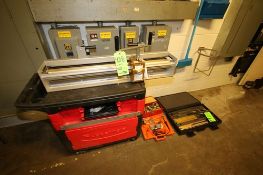 (4) Pc. - Conveyor Belt Surface Tools includes Clipper Roller Lacer Mounted on Cart and Belt Splicer