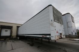 1989 Utility 46 ft. Tandem Axle Trailer, VIN #1UYVS2463DU9219-01 (Unit #5) (NOTE: SOLD WITHOUT TITLE