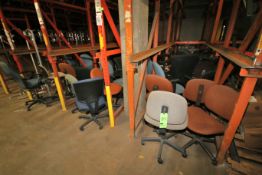 Lot of Assorted Office Furniture Only includes: Steno Chairs, Coat Trees, Lateral File Cabinet, 2-