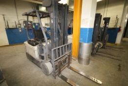 2001 Crown Aprox. 4,000 lb. Capacity 36 V Sit-Down Electric Forklift, Model SC4040-35, Truck E, S/