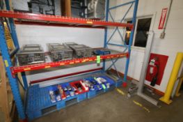 FoxJet Ink Jet Coder Parts including (7) Controllers, Stands and Other Parts