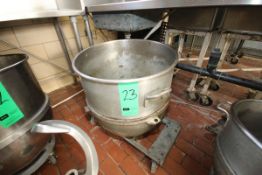 140 Quart Bowl for Hobart Mixer 23'X24