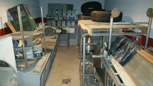 Contents Of Room Include (2) All Fill Parts Machine approximately 100 Gal S/S Tub 1 HP Centrifugal