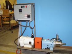 Waukesha Skid Mounted Portable Shear Pump, Model SP4, 337180-003, With Allen Bradley Powerflex VFD