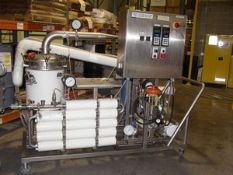 DSI UHT Skid, Model DSI/Flash, Direct Steam Injection and Vacuum Cooling, Skid Mounted with Pressure