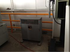 Federal Pacific Transformer, 75 KVA, 3 PH, 60 HZ, H.V 480, L.V 240/120 LT, 180 AMPS, Model 36 B (