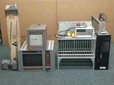 (4) Honeywell Measurex Chassis 51195458-600, 38500143-200 (1) Allen Bradley Plant Floor Terminal(
