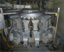 Eagle Machinery 20-Head Rotary Scale, S/N CV201456, Includes Vibraty Feed and Micro Scan Controls (