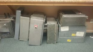 Lot of Stainless Steel Enclosures for Allen Bradley Panelview. Challenger I-Line breaker panel(