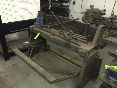 Wysong & Miles Metal Brake, M/N 452, 56