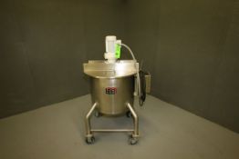 Lee Industries 50 Gal. S/S Single-Wall Tank, Model 50SS7S, S/N C6070A with Anchor with Scraper