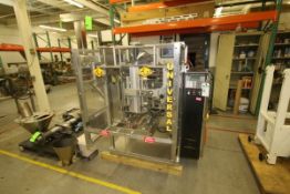 Universal Series 1500 Vertical Form, Fill, and Seal, Model C99, S/N 1554 with Omron Sysmac CQM1