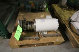 Tri-Clover Top Flow 1.5 hp Centrifugal Pump, Model C114 with 1-1/2