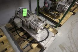 Tri-Clover Type 20 hp Centrifugal Pump with 3