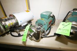 Tri-Clover 1 hp Centrifugal Pump, Model C114 with 1-1/2