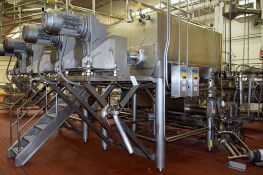 APV Crepaco double ribbon blender, Model HD-160DR. 316L stainless steel contact areas. 74