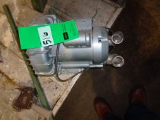 Gast Air Blower used on hot air tube sealer - (LOCATED IN IOWA, FOB INCLUDED WITH SALE PRICE,